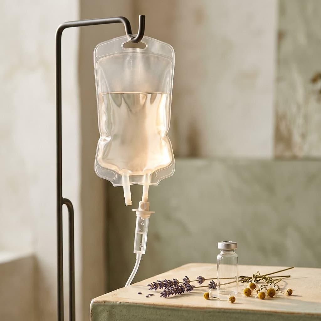 Kantong infus Relief Drip dengan lavender dan chamomile